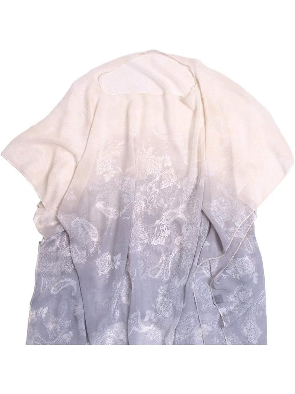 TrendsBlue Paisley Floral Ombre Chiffon Kimono Poncho Blouse Beach Cover up‎